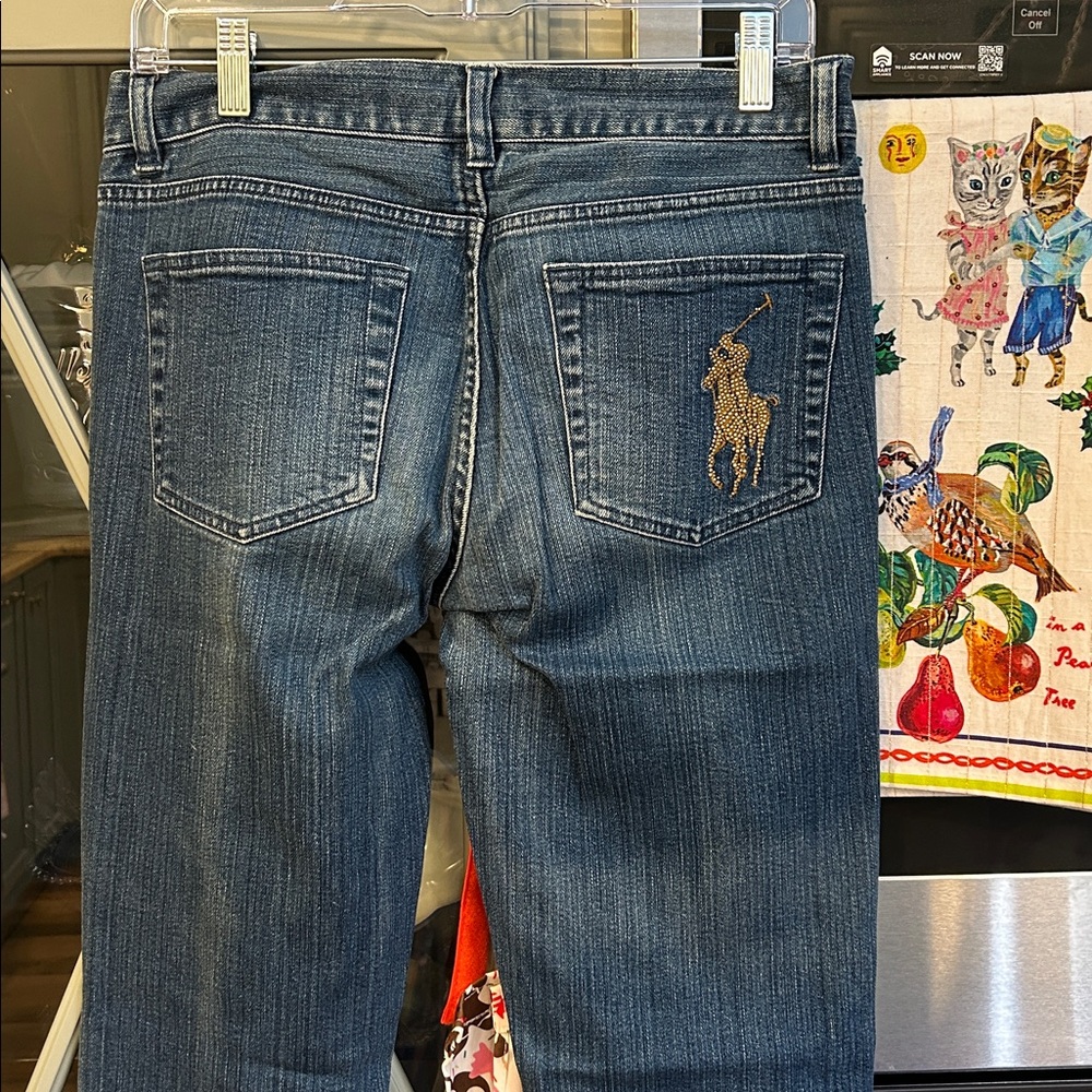 Polo by Ralph Lauren Big Pony Dark Blue Boot Cut Jeans 28